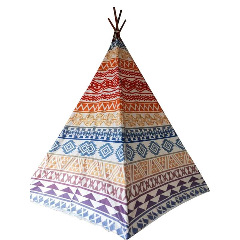 8' Feet Super Large Teepee Kid's Play Tent for indoor and outdoor - 1pc