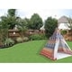 preview thumbnail 2 of 3, 8' Feet Super Large Teepee Kid's Play Tent for indoor and outdoor - 1pc