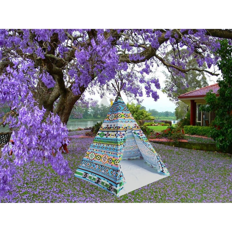 8' Feet Super Large Teepee Kid's Play Tent for indoor and outdoor
