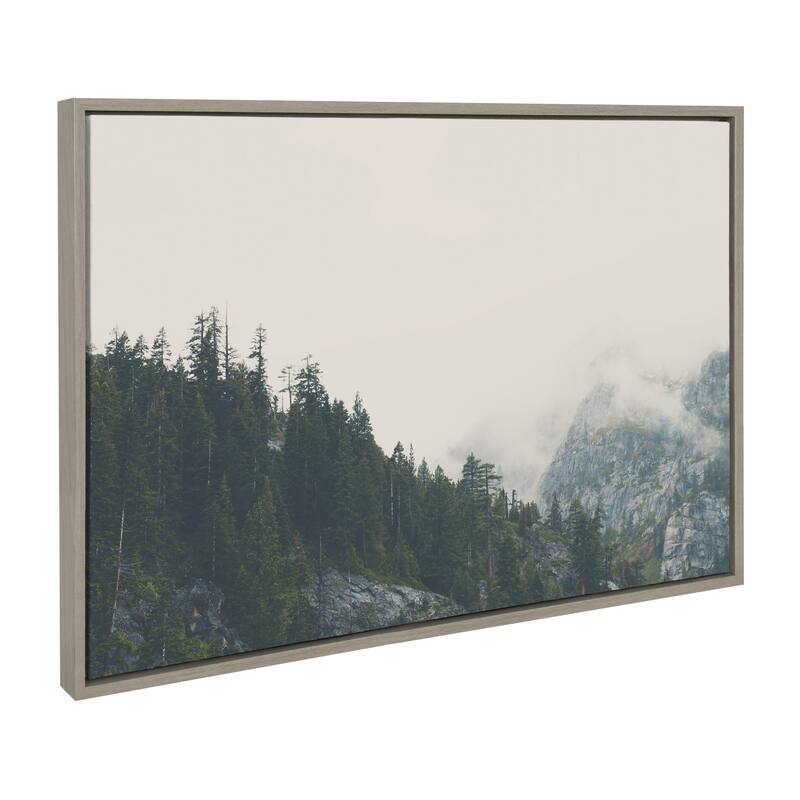 Kate and Laurel Sylvie Imagination Framed Canvas by Laura Evans