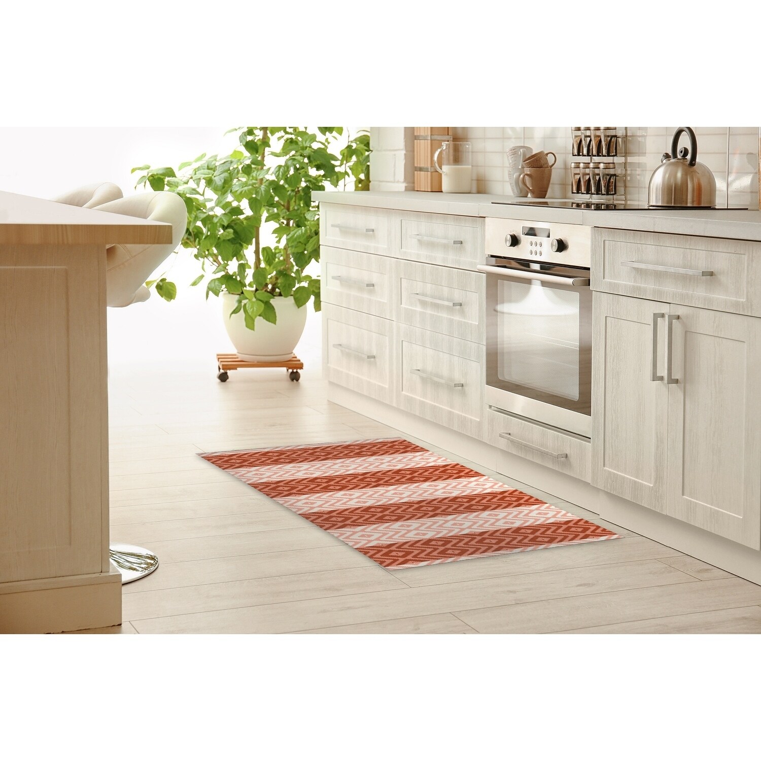 RATTAN RUST Kitchen Mat By Kavka Designs