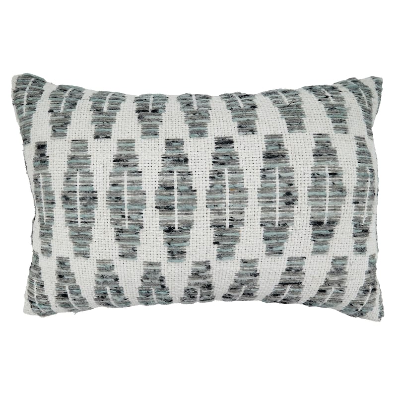 Throw Pillow With Diamond Design