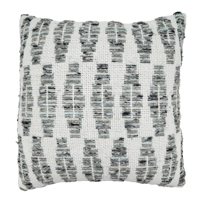 Throw Pillow With Diamond Design
