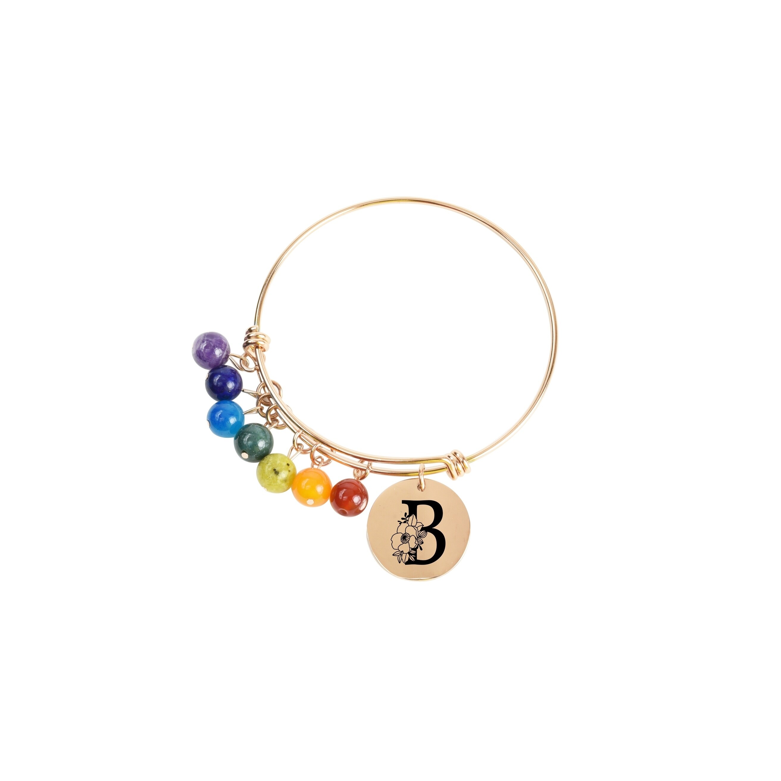 b initial bracelet