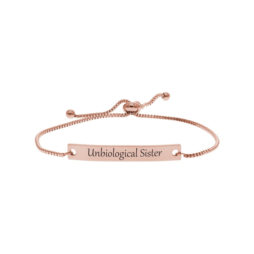 Good Heart Pink Box Fully Adjustable Genuine Leather Inspirational Bracelet Gold
