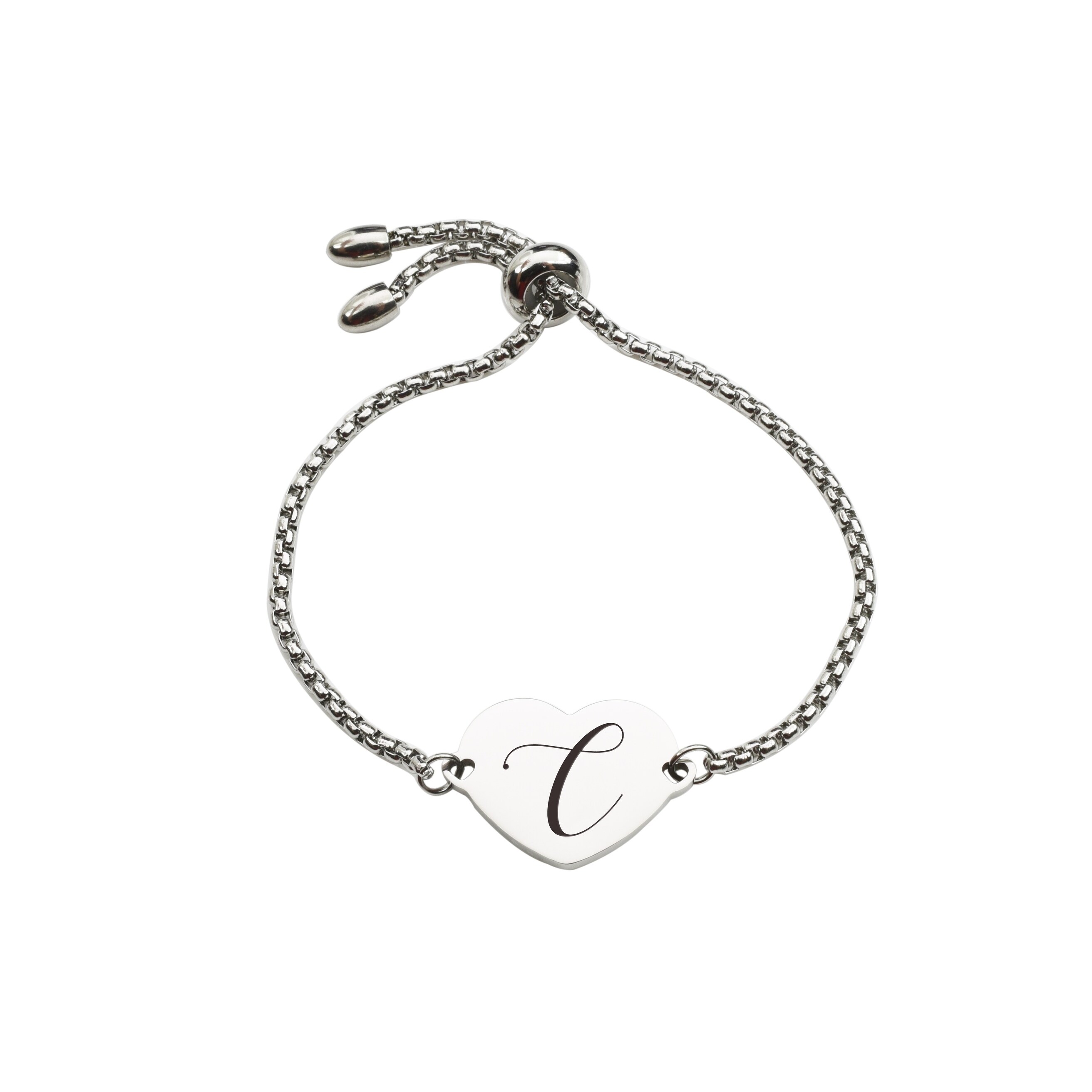 c initial bracelet