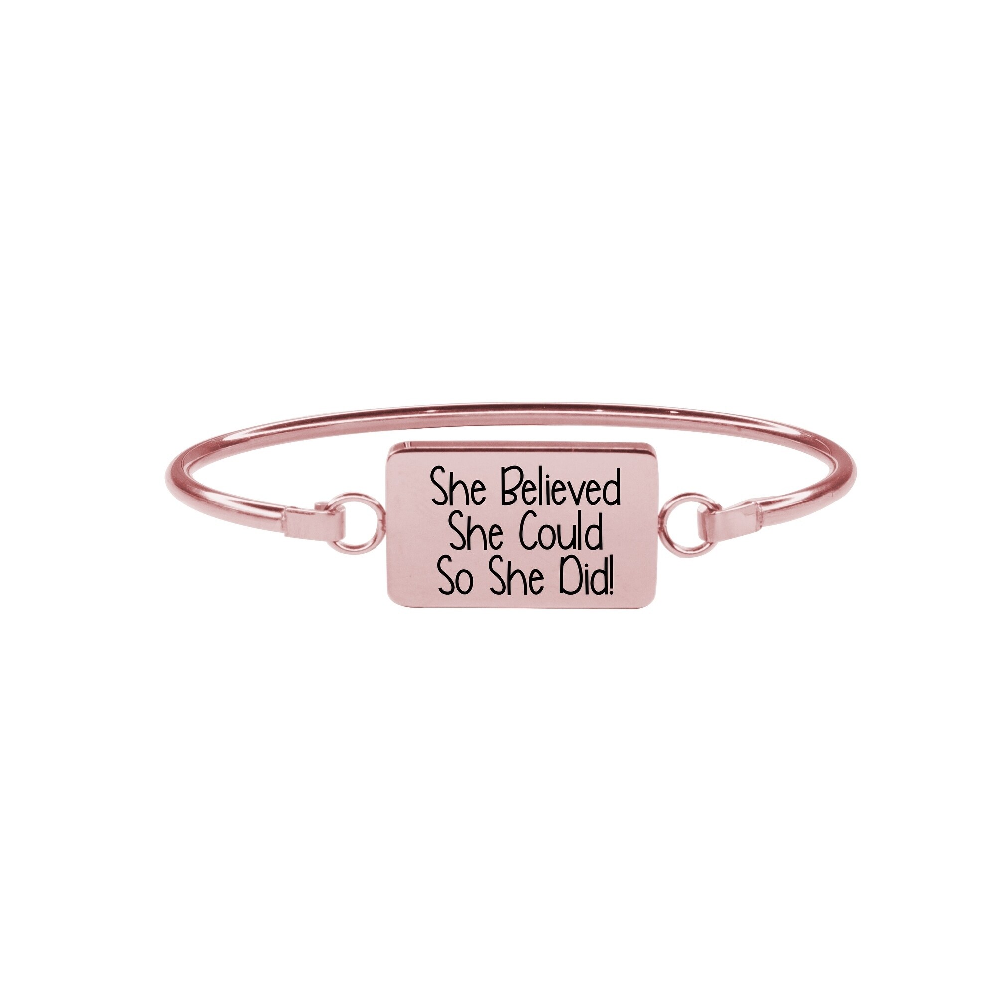 Pink Box Expandable Multi Charm Inspirational Bangles Rose Gold Stay Hungry Pink Box Expandable Multi Charm Inspirational Bangles Rose Gold Stay Hungry