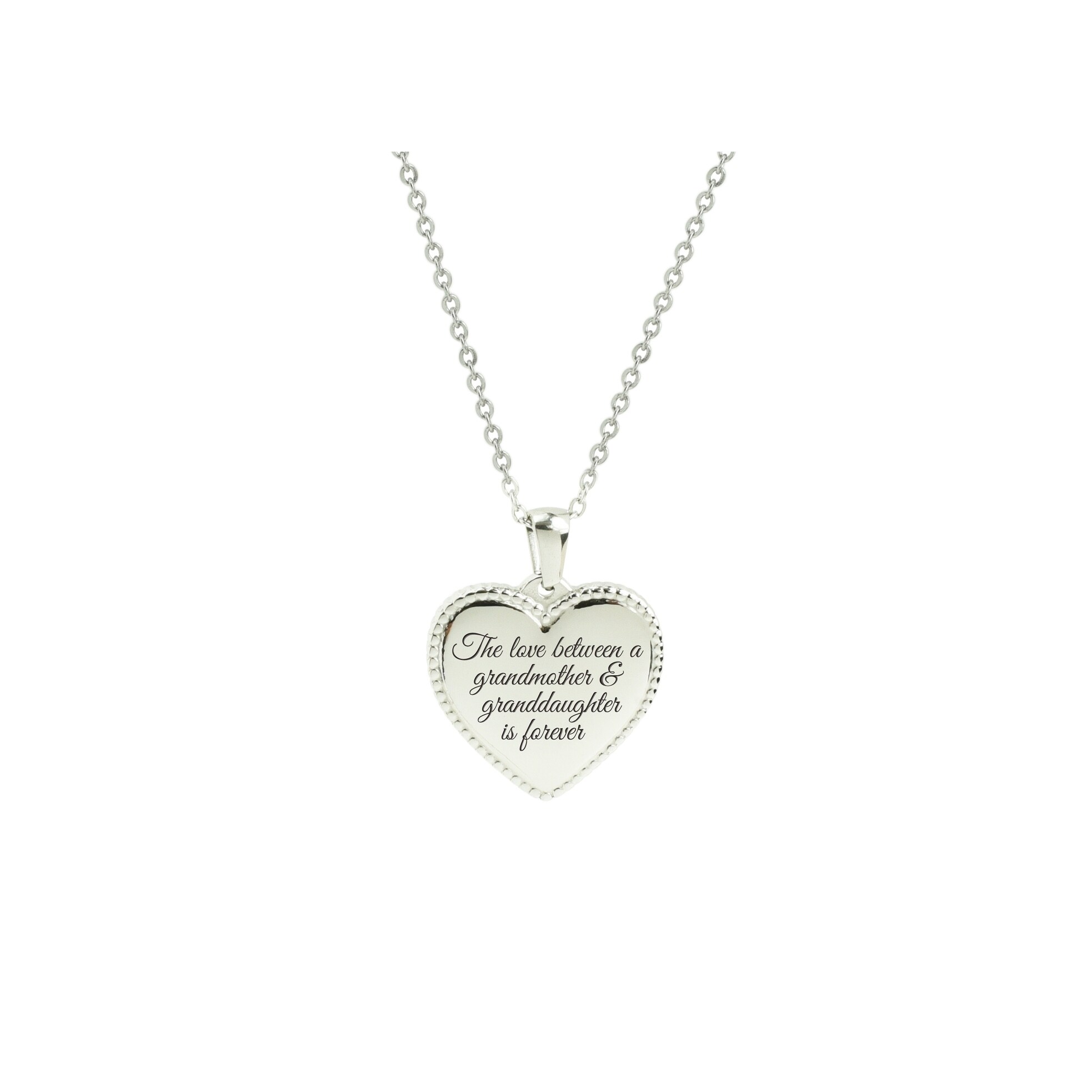 love between a grandmother and granddaughter necklace