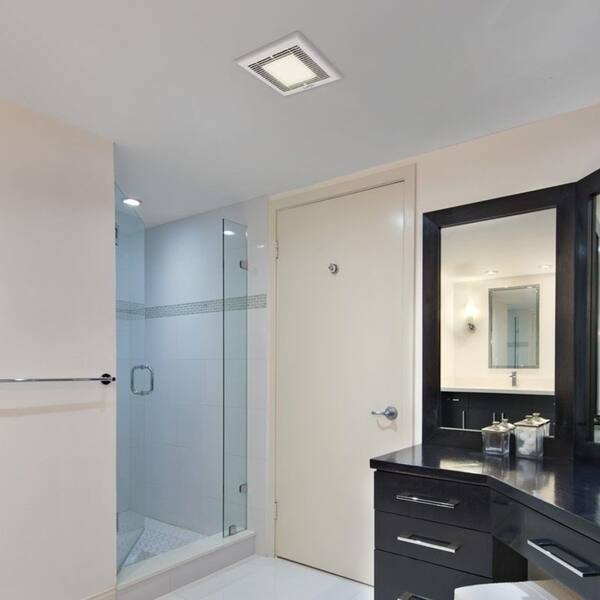 Luvoni 70 Cfm Bathroom Exhaust Fan Built In Led Light Luvoni 70 Cfm Bathroom Exhaust Fan