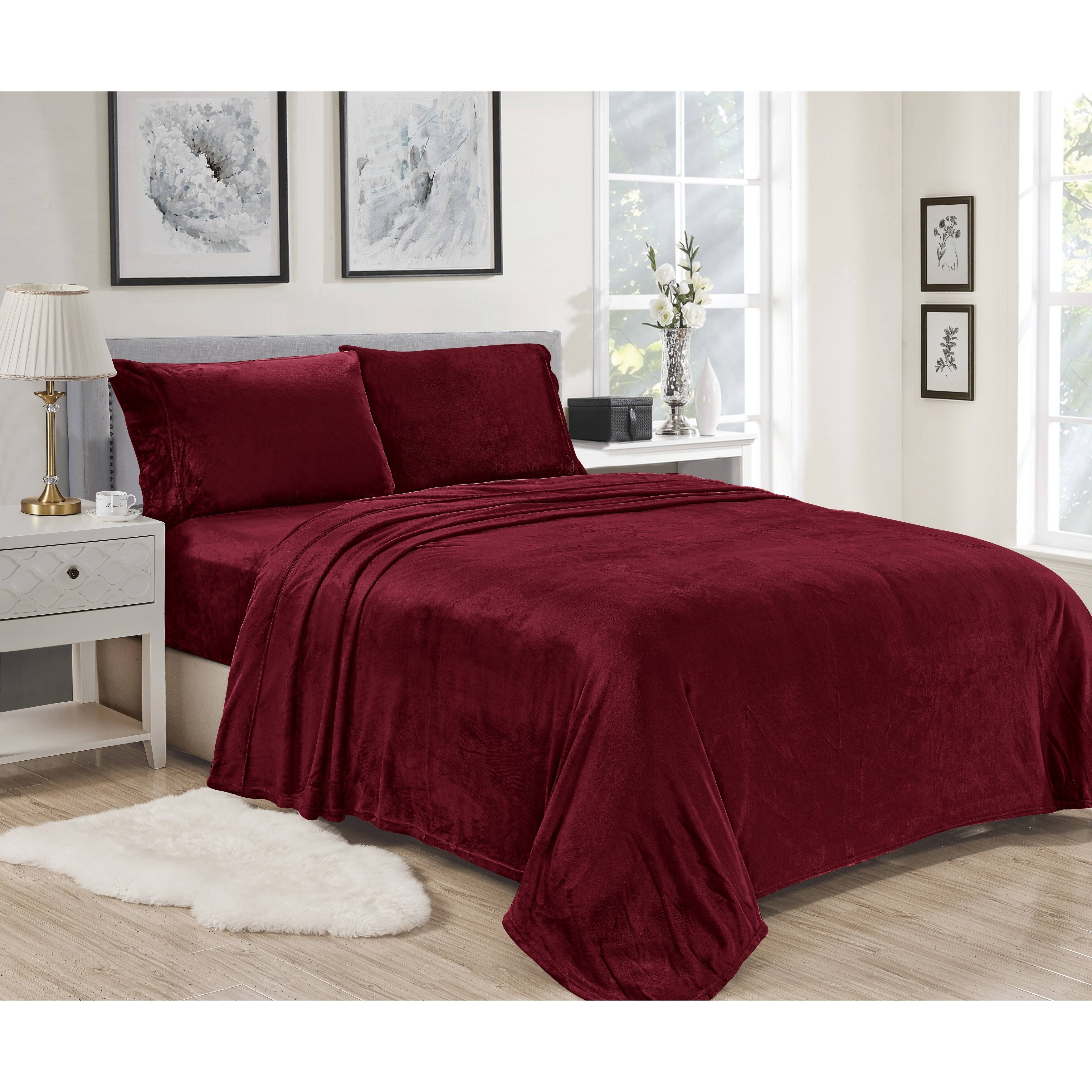 Lavana Microplush Sheet Sets King 