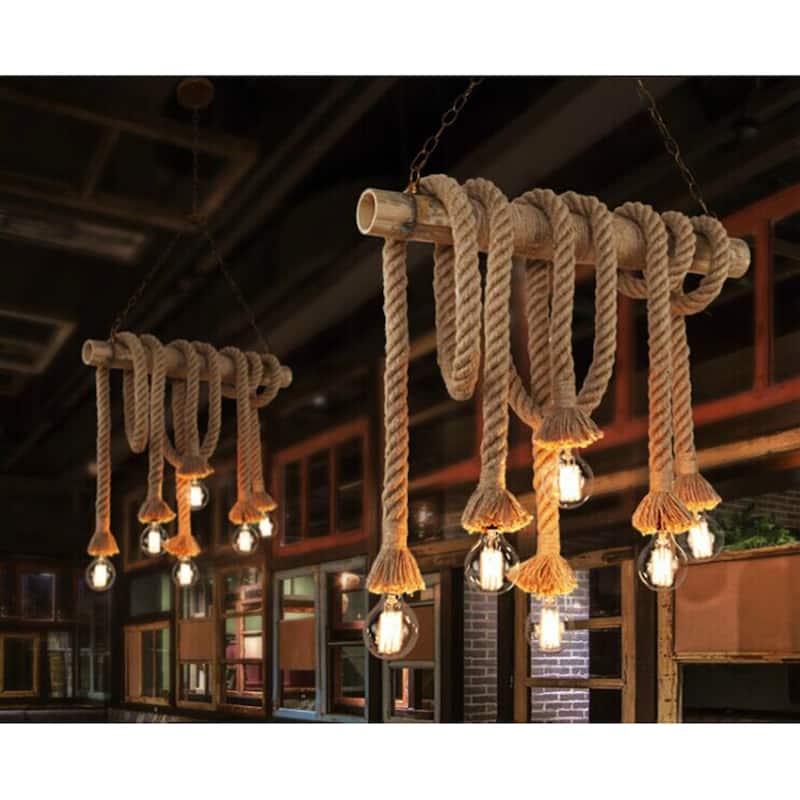 Jans Brown 6-Light Chandelier