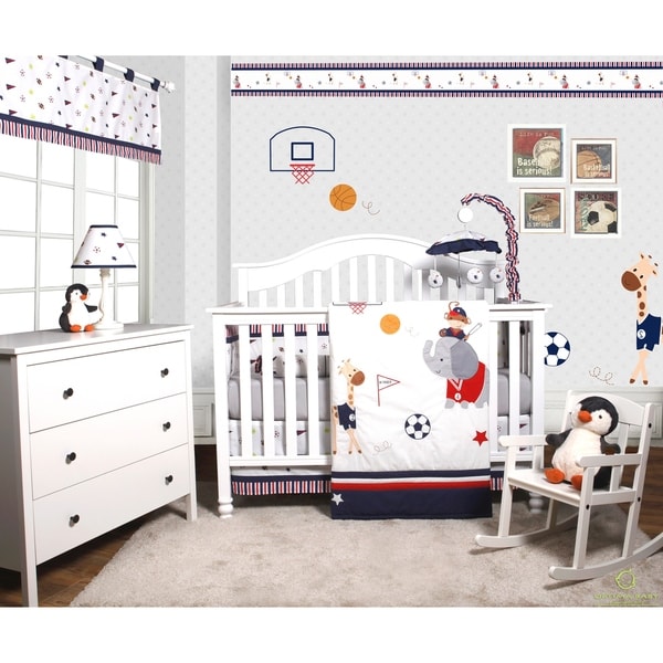 sports crib bedding set