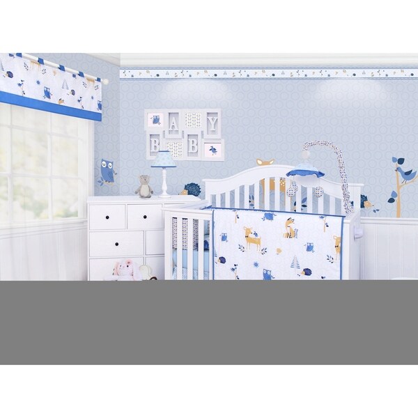 enchanted forest crib bedding