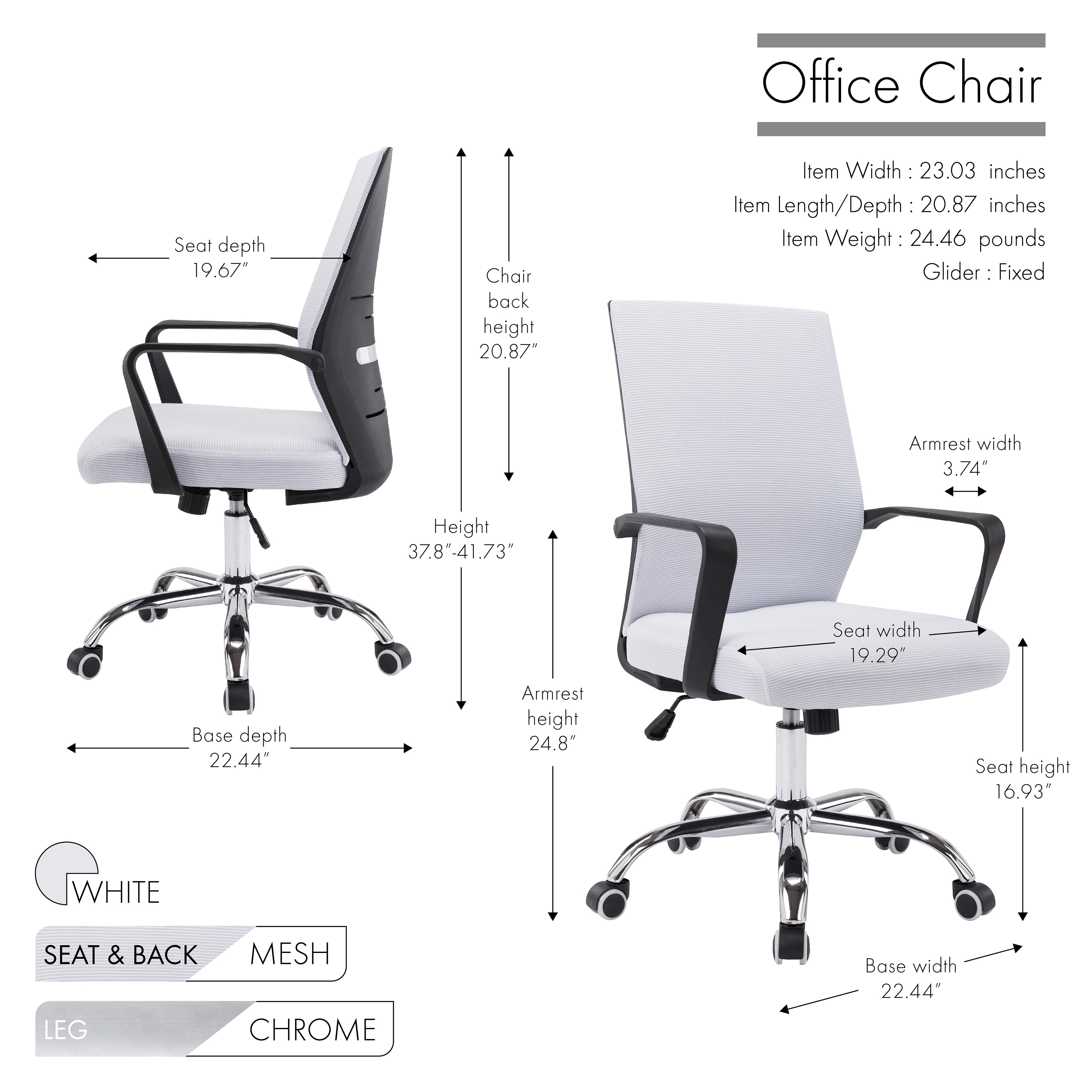 Vinsetto High Back Office Chair 360/° Swivel Rocking Height Adjustable Home Office PU Leather Black and White
