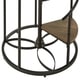 preview thumbnail 7 of 7, Kendra Black Finish Metal Spiral Staircase Display Shelf by iNSPIRE Q Modern
