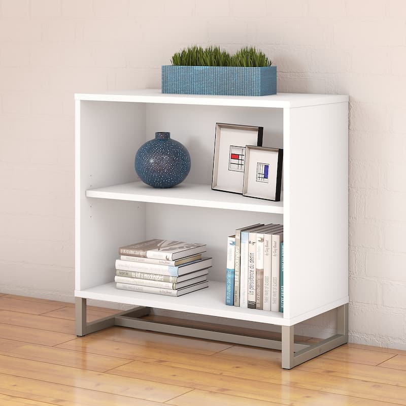 Method 2 Shelf Bookcase Cabinet by Bush Business Furniture - White