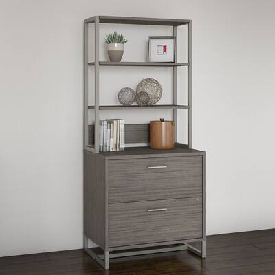 Method Lateral File Cabinet with Hutch by Bush Business Furniture
