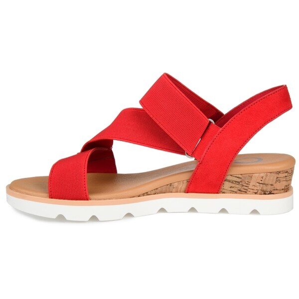 red flat sandals size 11