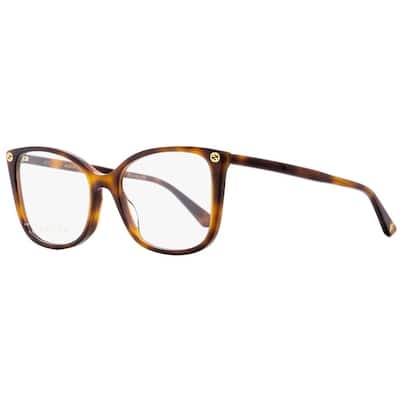 Gucci 002 Womens Havana 53 mm Eyeglasses