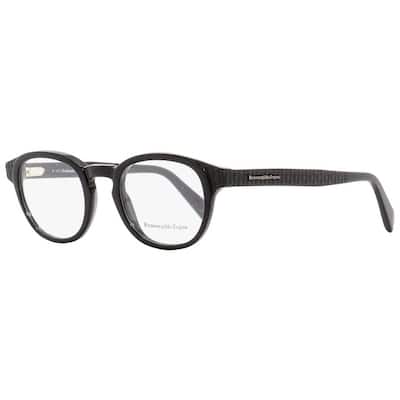 Ermenegildo Zegna 001 Mens Black 48 mm Eyeglasses