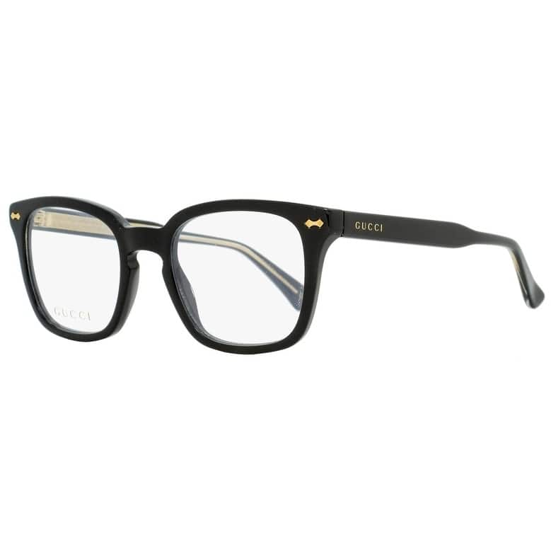 Gucci 001 Unisex Black 50 mm Eyeglasses