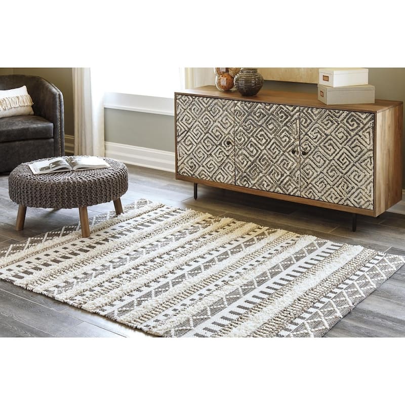 Karalee Ivory/Brown Rug