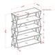 preview thumbnail 2 of 7, Furniture of America Albaric Modern Black Metal Display Bookcase