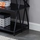preview thumbnail 6 of 7, Furniture of America Albaric Modern Black Metal Display Bookcase