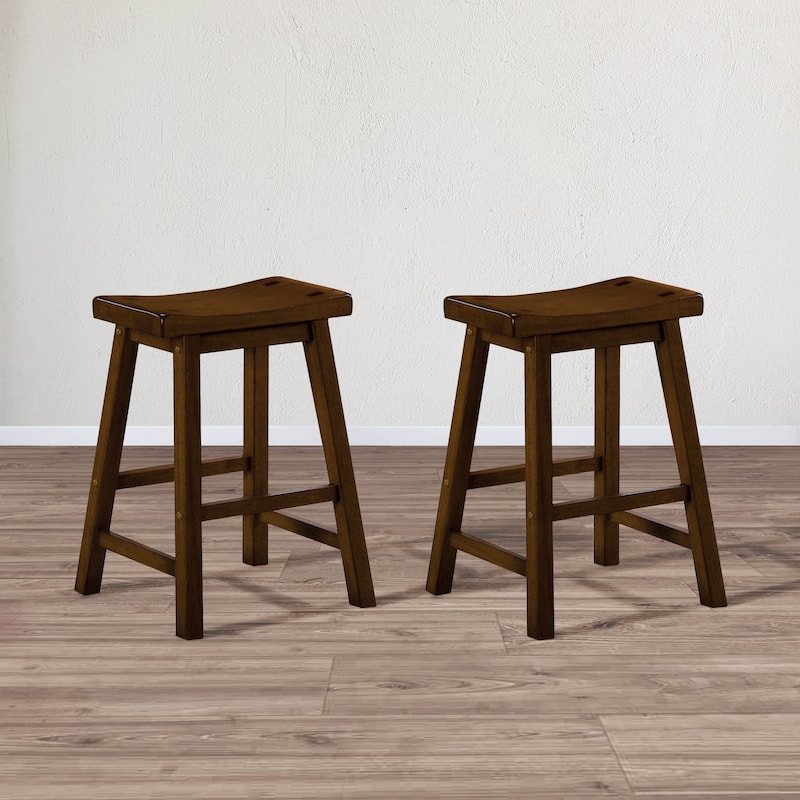 Shankmen Stool (Set of 2) - Cherry - Counter Height