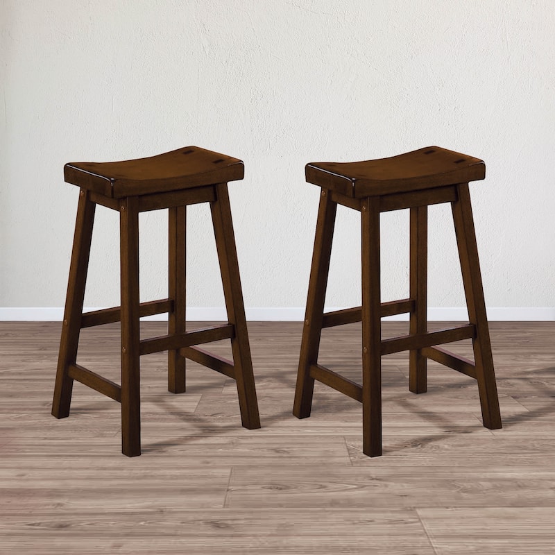 Shankmen Stool (Set of 2) - Cherry - Bar Height