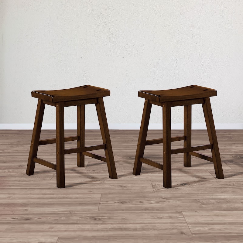 Shankmen Stool (Set of 2) - Cherry - Short