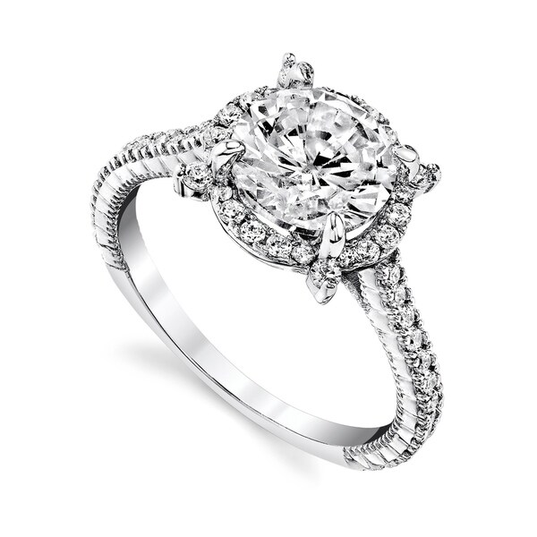 2 carat cubic zirconia ring