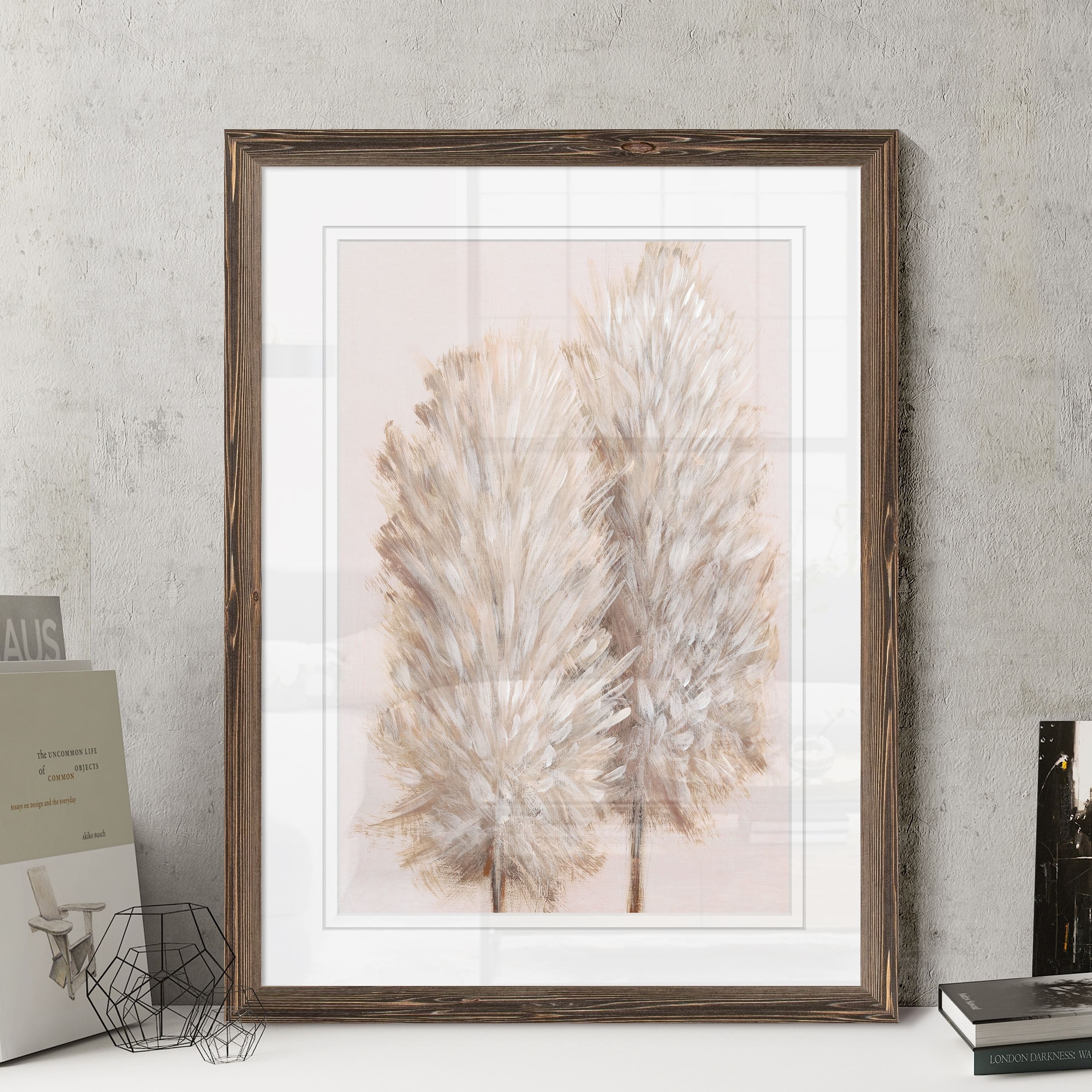 Pampas Grass III-Framed Print - Espresso - 22X30 - Bed Bath & Beyond ...