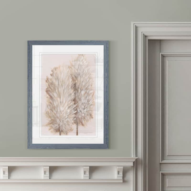 Pampas Grass Iii-framed Print - Grey - 16x22 - Bed Bath & Beyond - 30869780