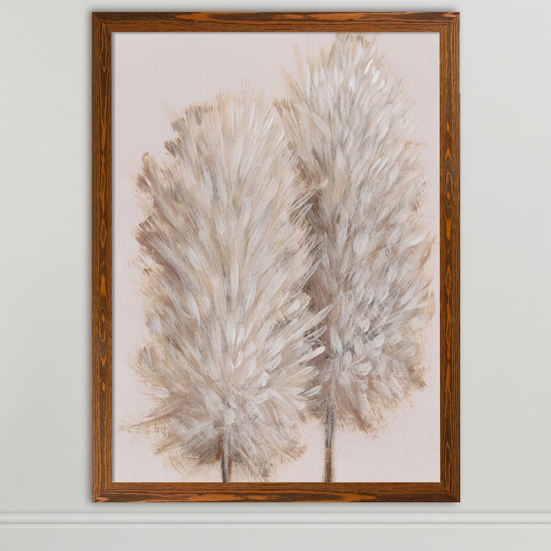 Pampas Grass III-Framed Canvas - Maple - 22X30 - Bed Bath & Beyond ...