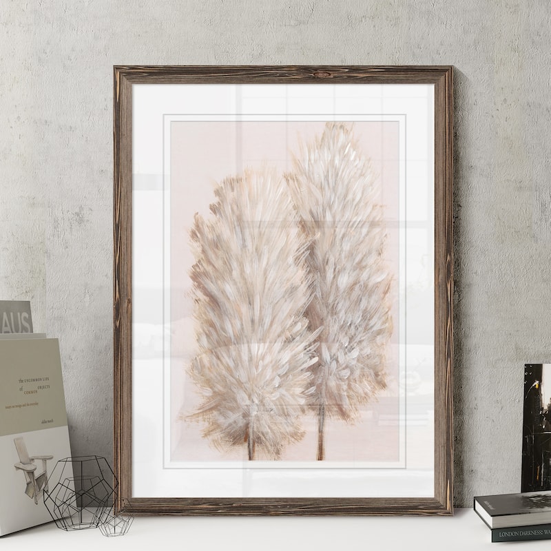 Pampas Grass III-Framed Print - Espresso - 16X22 - Bed Bath & Beyond ...