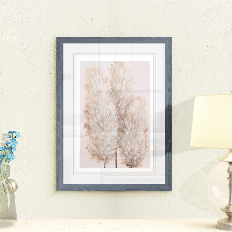 Pampas Grass IV-Framed Print - Grey - 22X30 - Bed Bath & Beyond - 30870071