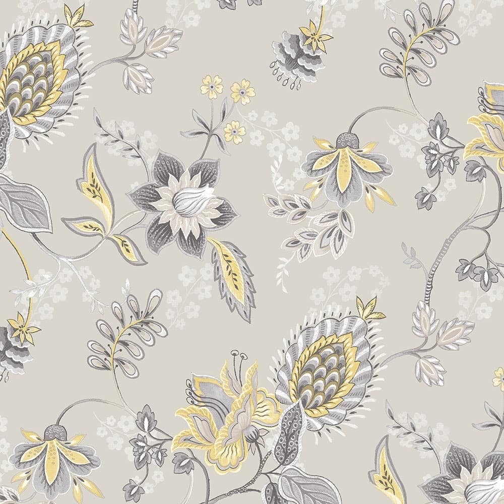 Jacobean Floral Wallpaper