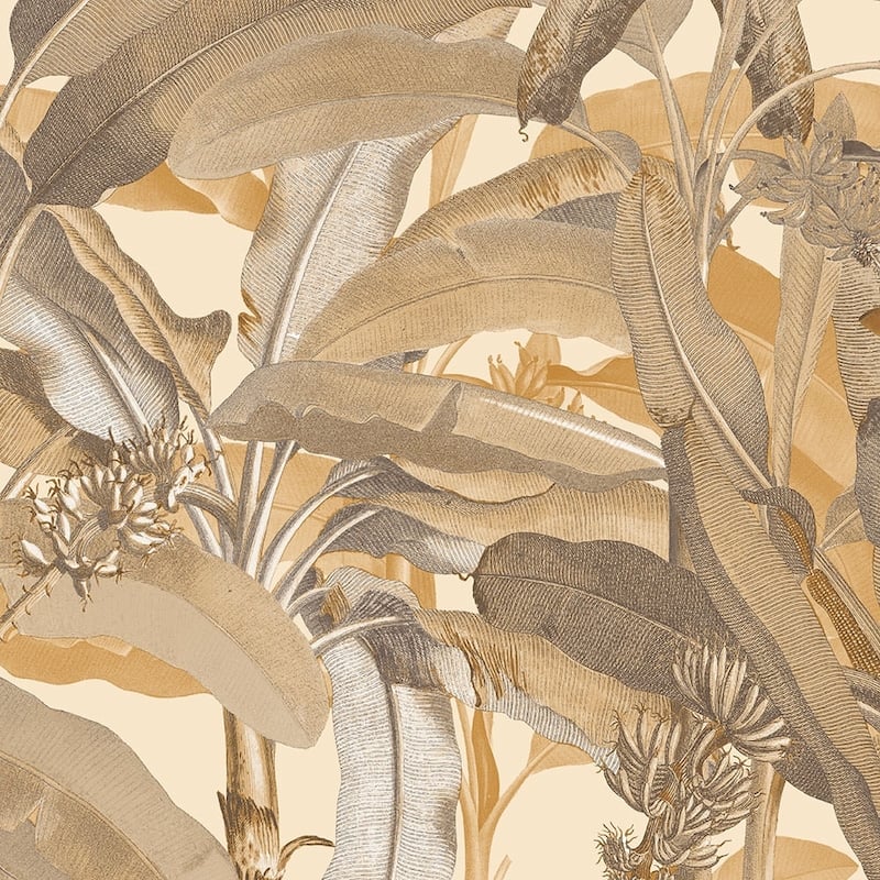 Polynesian Leaves Wallpaper