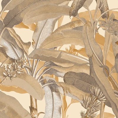 Polynesian Leaves Wallpaper