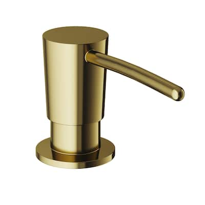 VIGO 10 oz. 1.5" W Kitchen Soap Dispenser in Matte Brushed Gold