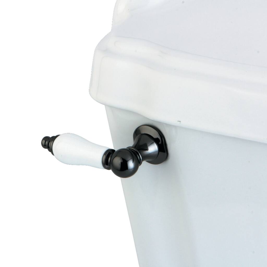 Kingston Brass Water Onyx Toilet Tank Lever in Black Stainless Steel