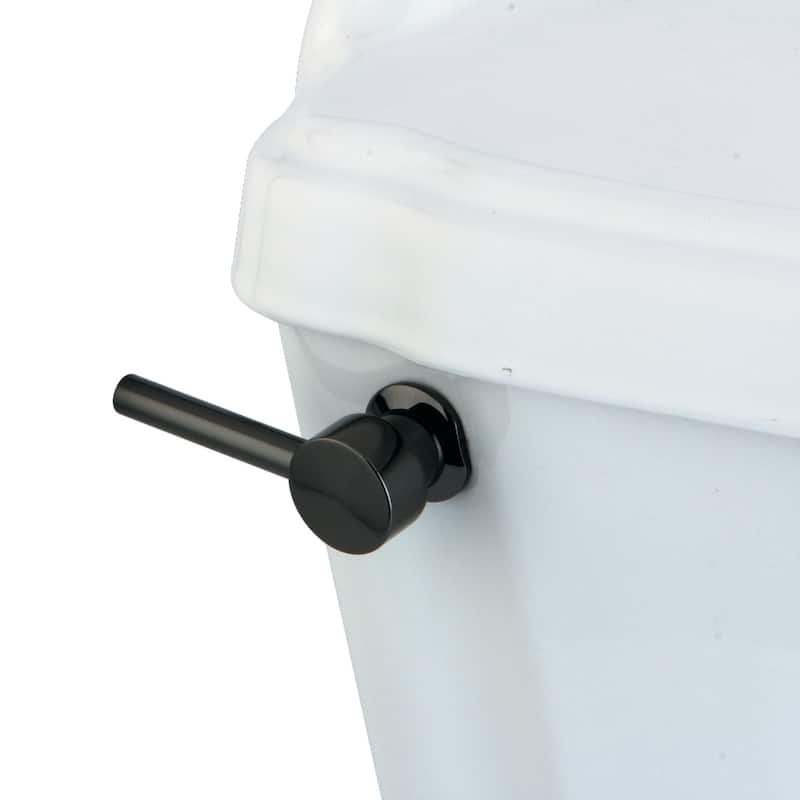 Kingston Brass Water Onyx Toilet Tank Lever in Black Stainless Steel