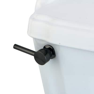 Kingston Brass Water Onyx Toilet Tank Lever in Black Stainless Steel