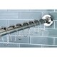 preview thumbnail 1 of 3, Edenscape Adjustable Shower Curtain Rod with Ring Combo
