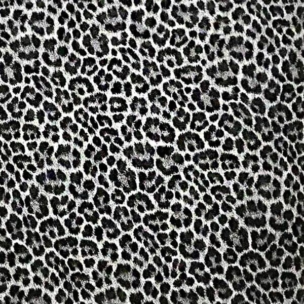 Shop Wallpaper Black Silver Metallic Leopard Jaguar Animal Skin