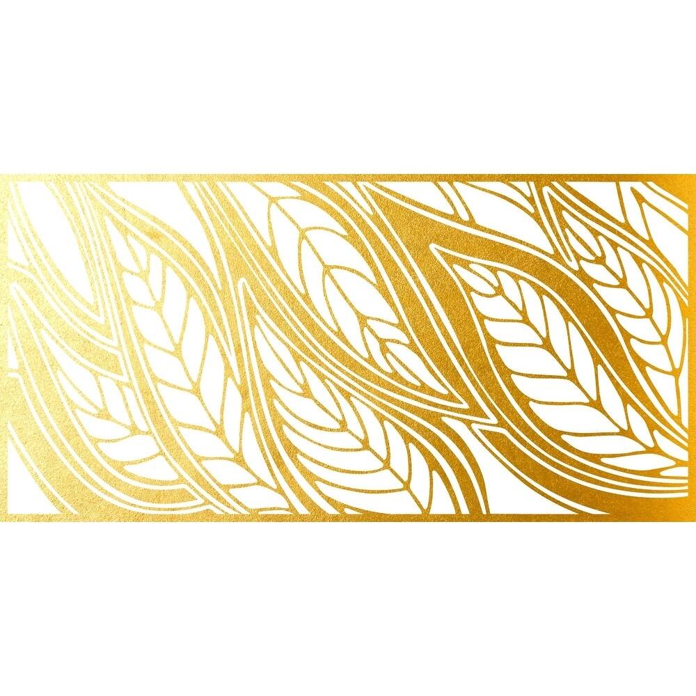 Laser Cut Metal Privacy Screen, 24" x 48"/pc - Harvest