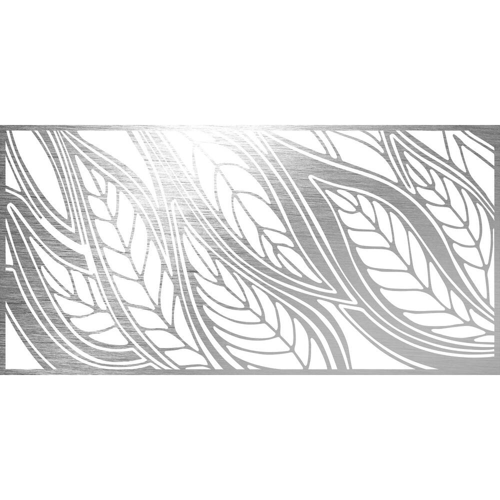 Laser Cut Metal Privacy Screen, 24" x 48"/pc - Harvest