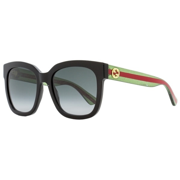 Gucci GG0034S 002 Mens Black/Green/Red 