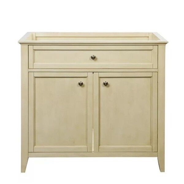 Shop Jordan Collection 36 inch Wood Vanity in Antique White Overstock